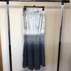 Maxi Skirt with lace bottom